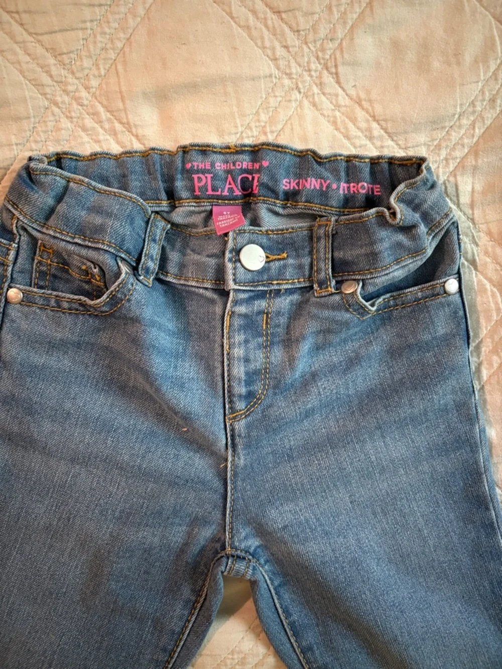 The Children's Place Light Blue Stretch Jeans - Slim Fit